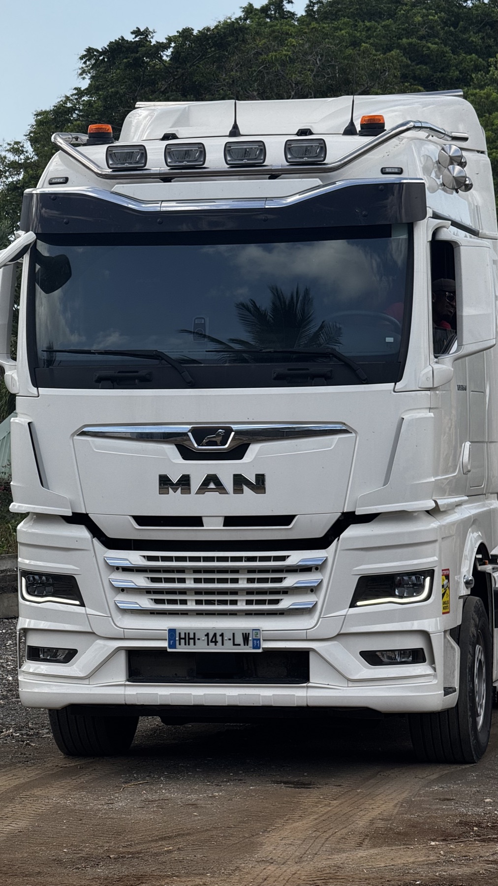 MAN TGX sur chantier